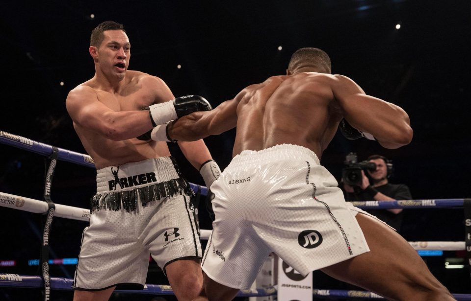  Anthony Joshua impressed with his speed against Joseph Parker