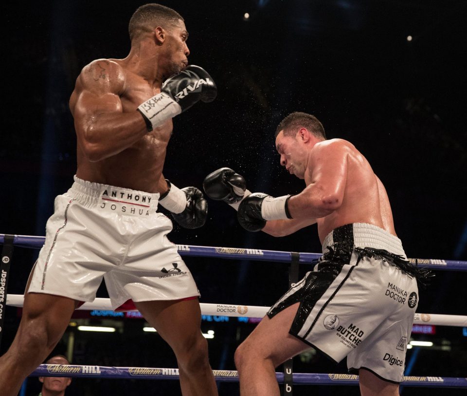  Anthony Joshua failed to knock Joseph Parker out but won on points