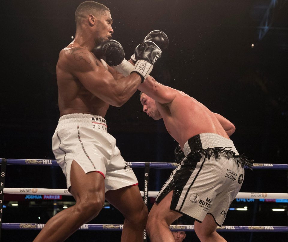  Anthony Joshua and Joseph Parker did not put on a hugely entertaining performance