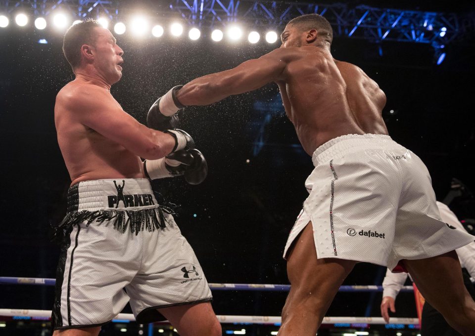  Anthony Joshua was hardly fazed by Joseph Parker during 12 rounds