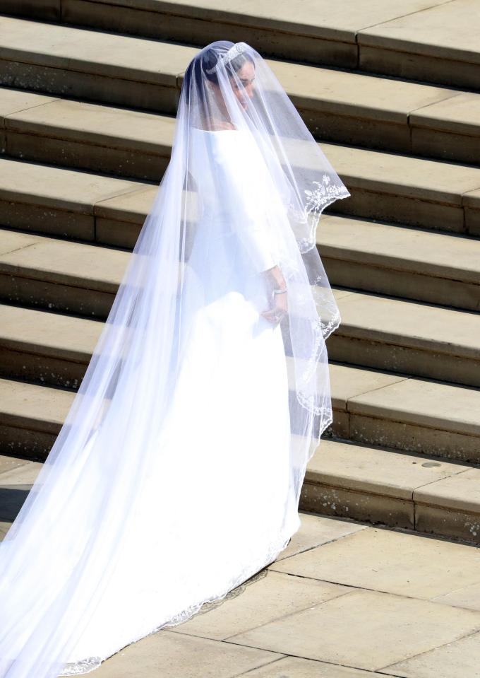  Meghan Markle's wedding dress is by Claire Waight Keller for Hubert de Givenchy