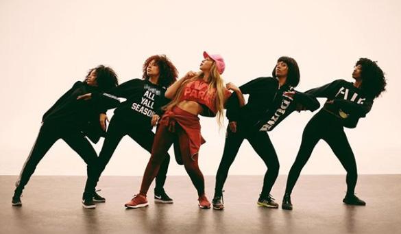 Beyonce gave fans a sneak peak of her new apparel line on Instagram