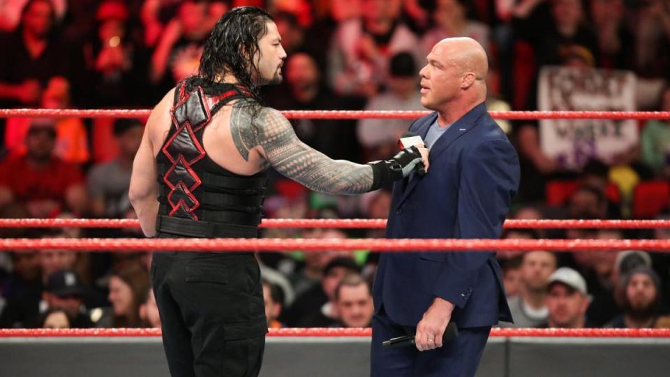  Roman Reigns lays into both Brock Lesnar and Vince McMahon