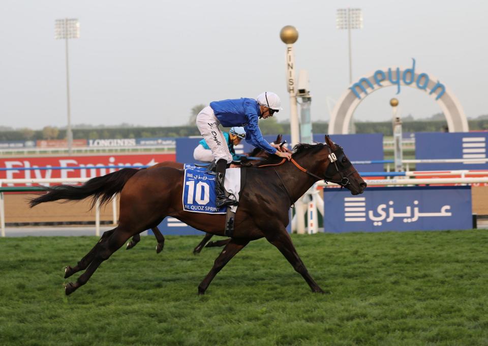  Jungle Cat showed a great turn of foot to win the Al Quoz Sprint in the final few strides