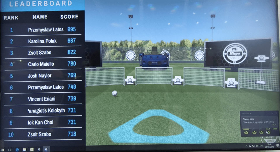  This virtual reality footie game is eerily realistic