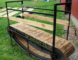 Custom-made treadmills are often used to train the dogs before a fight