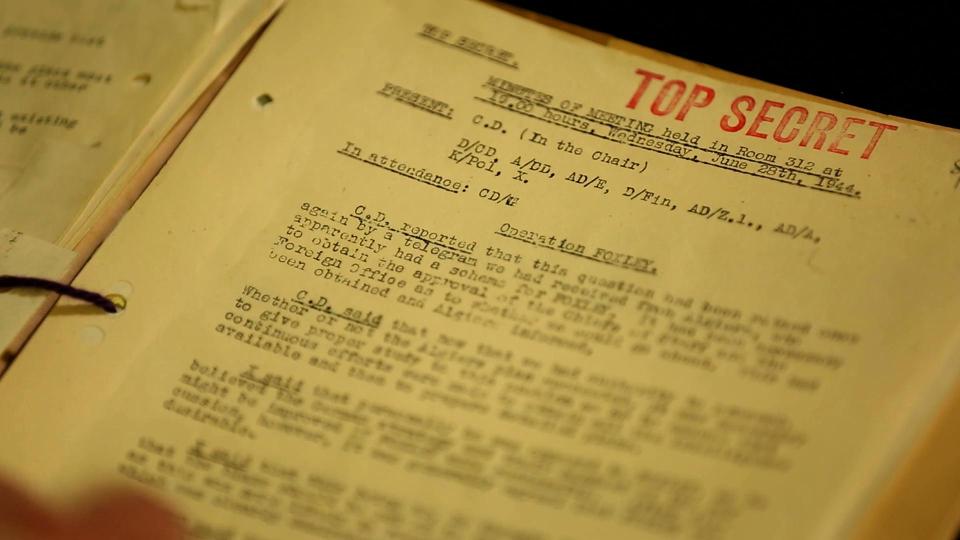  A top secret file on Operation Foxley has been pored over by historians for a new documentary