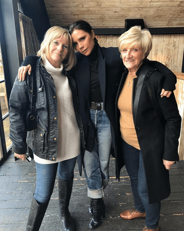 Victoria Beckham honoured her mum Jackie and mother-in-law Sandra