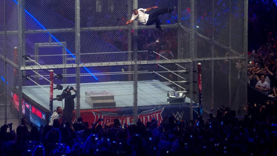  Shane McMahon chucked himself off Hell in a Cell at WrestleMania