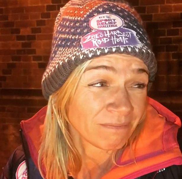 Zoe Ball breaks down after day two of her cycle challenge in memory of her late boyfriend, Billy Yates