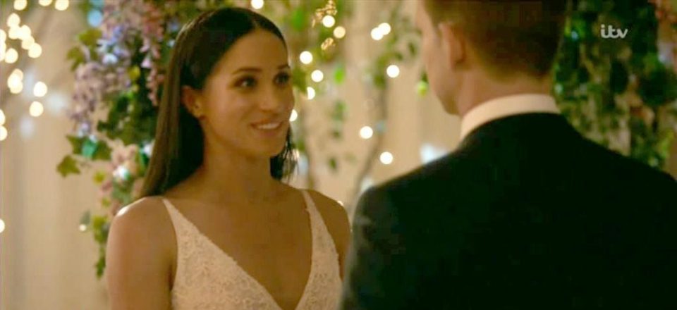  Megan Markle made her last appearance as Rachel Zane on Suits as she got married in a two-hour TV special shown last night