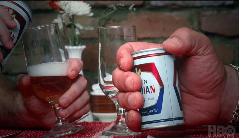 His vast hands made a can of fizzy drink look like it was plucked from a children’s toy box