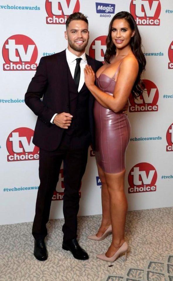  They got engaged after the TV Choice Awards this year following a whirlwind romance