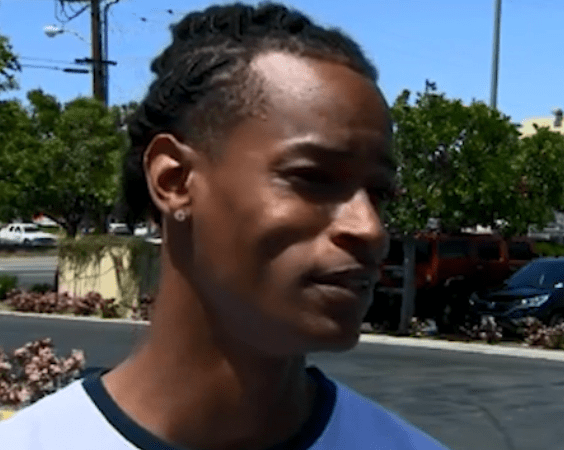 Brandon felt he was denied the bathroom code at the Los Angeles outlet because of the colour of his skin