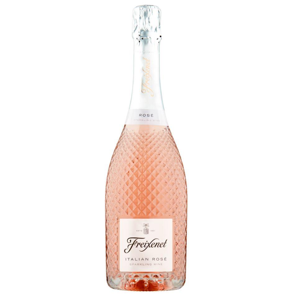  You can only get the Freixenet sparkling rosé in Tesco and it costs £12