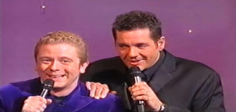  He was never afraid to poke fun at himself either, like he did at the Royal Variety Performance in 2001