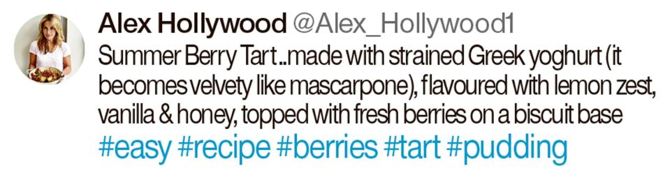 Alex's cheeky Summer Berry Tart recipe