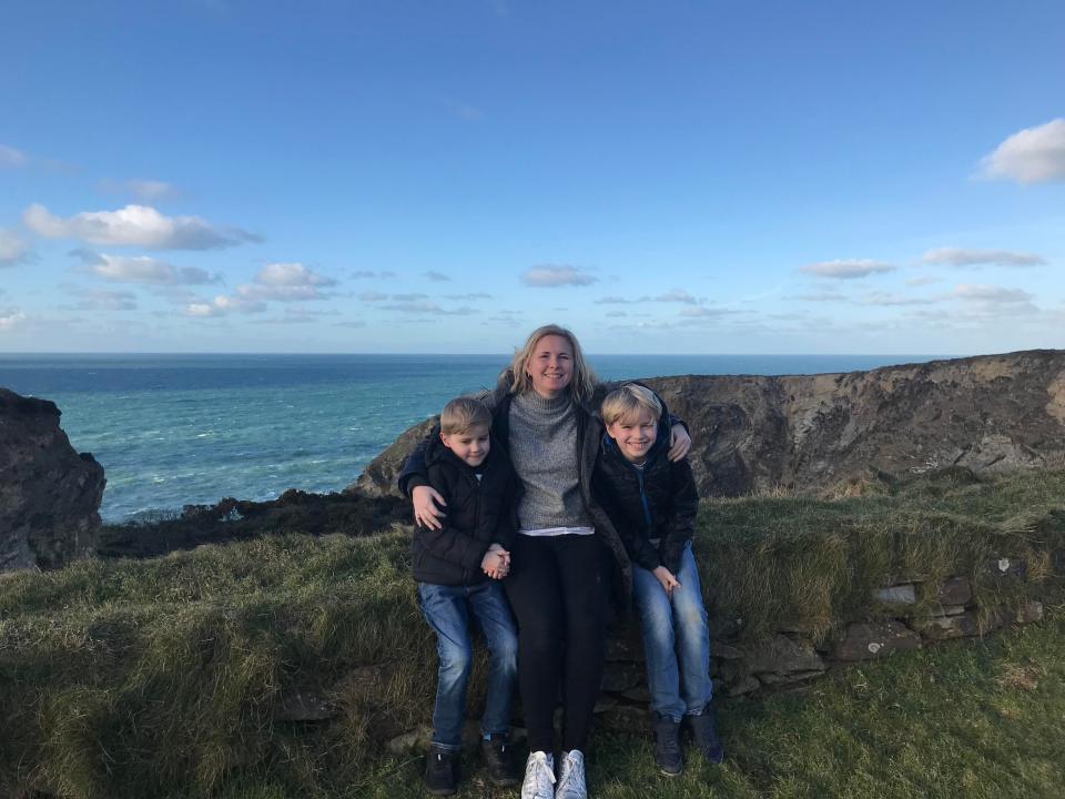  Fabulous' Claie Wilson enjoyed sailing and safari in Cornwall with husband James and the kids