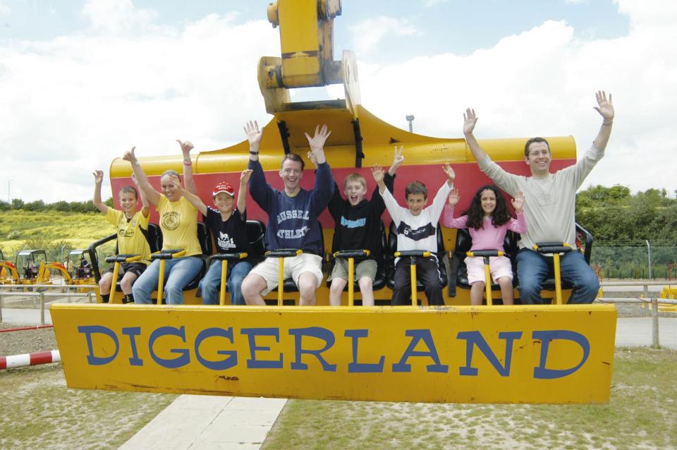  Diggerland is a park which lets kids dig - and unleash their inner construction worker