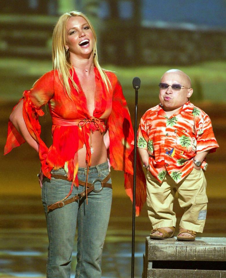  He appeared next to Britney Spears at an awards ceremony