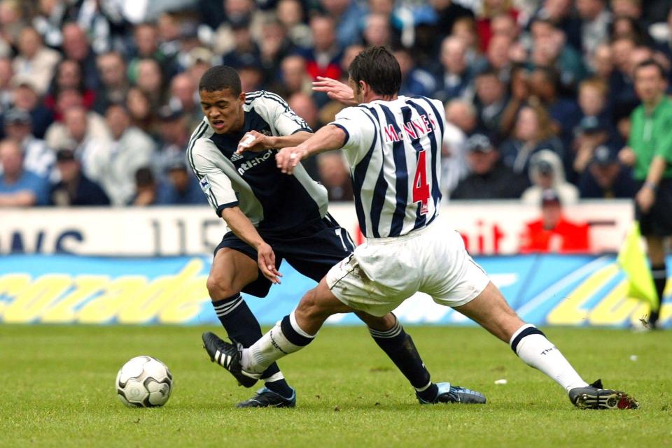  Derek McInnes spent three years as a West Brom player