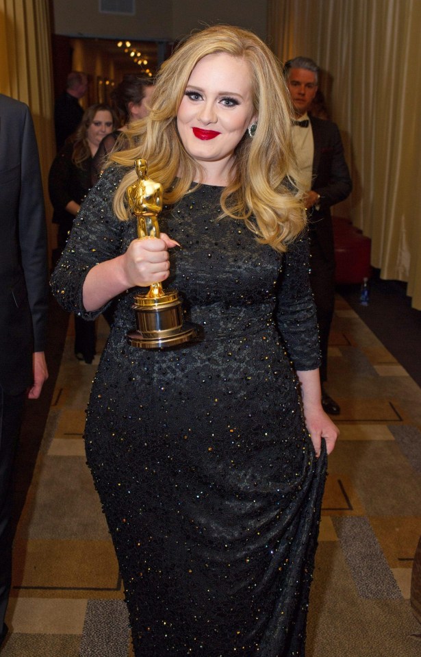 Adele wore Jenny when picking up an award