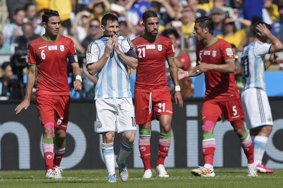  Iran nearly pulled off a shock but were denied by Lionel Messi in 2014