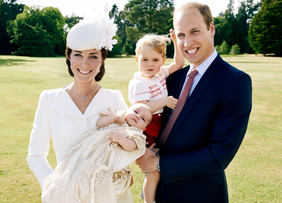 Princess Charlotte was christened two months after her birthday, and Prince George three months after his