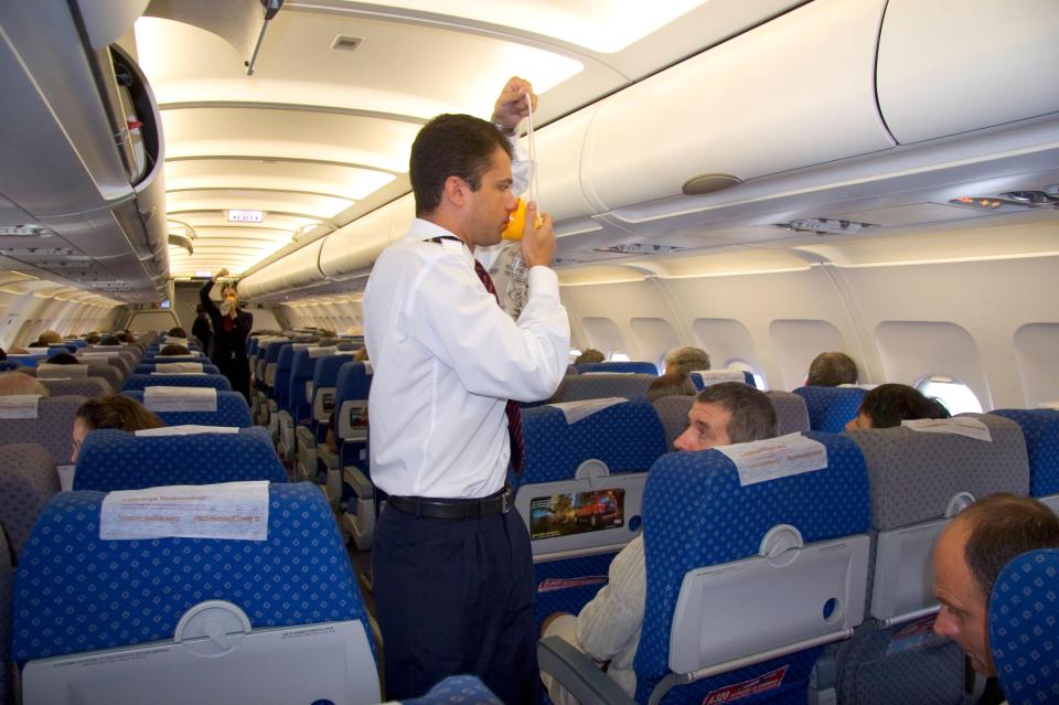  Oxygen masks are meant to be placed over both the nose and the mouth if they need to be worn on a flight