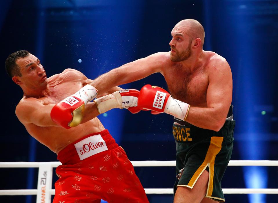  Fury, 29, hasn't fought since dethroning legendary Ukrainian Wladimir Klitschko in 2015