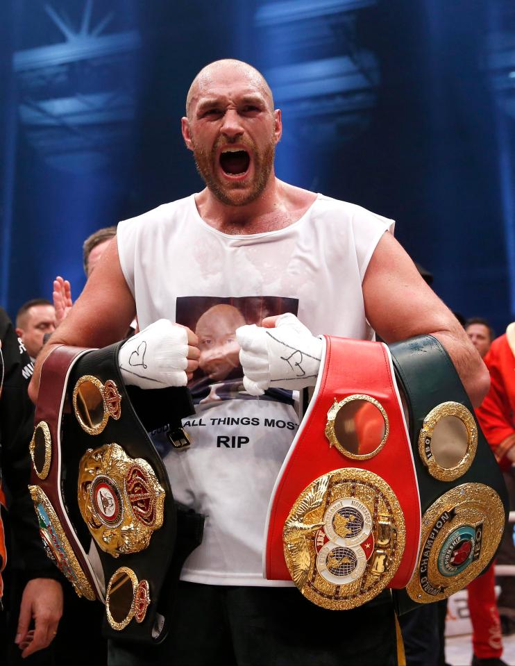  Former world champion Tyson Fury is expected to make his announcement to the ring on Thursday