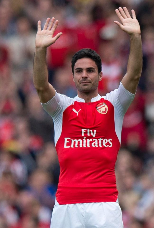  Spaniard Mikel Arteta was known for his thoughtful passing at Arsenal