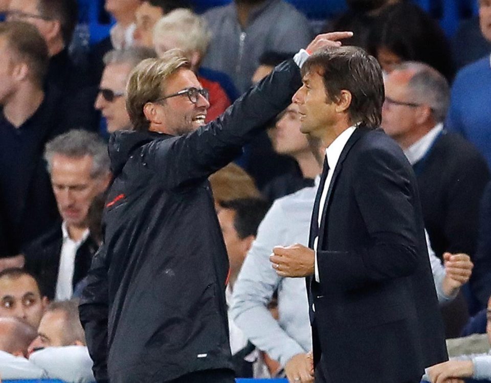  Jurgen Klopp and Antonio Conte will lock horns in the best of May's televised fixtures