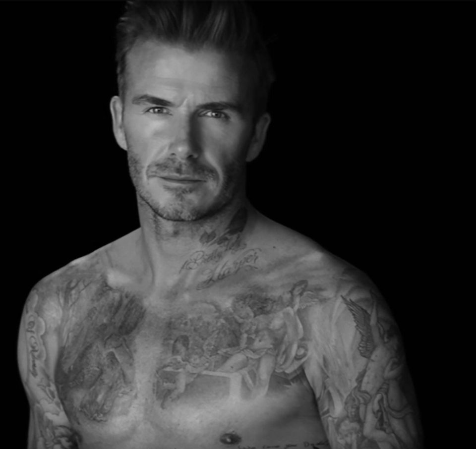  David Beckham showcased a brand new solar system tattoo on his head while in Macau