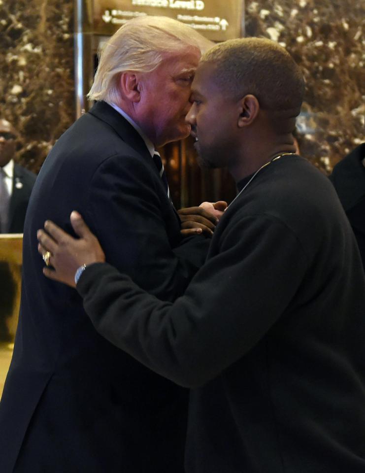 Kanye has never hidden his love for the President and even embraced him at Trump Tower