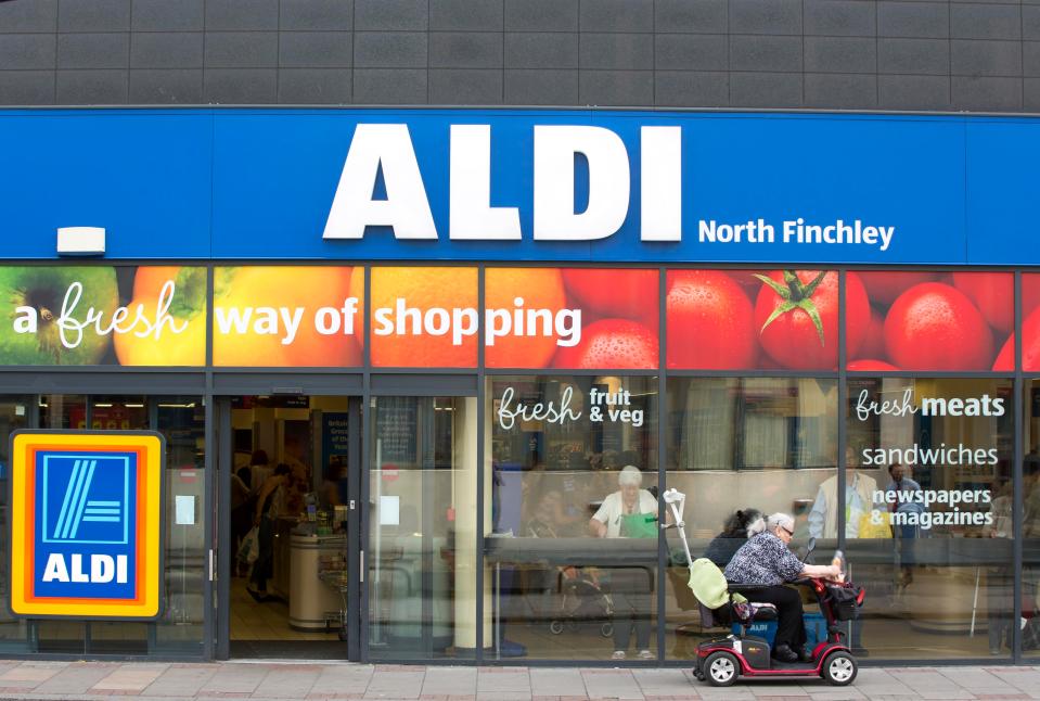  Aldi claims proudly that its tills are 40 per cent quicker than rivals