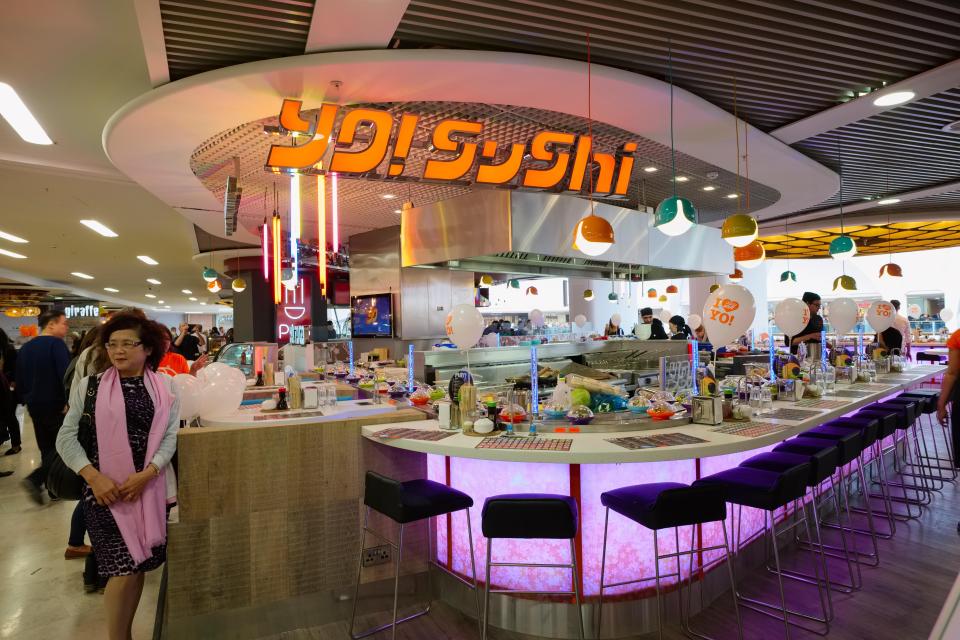  Yo! Sushi's curry deal is on now at certain stores.