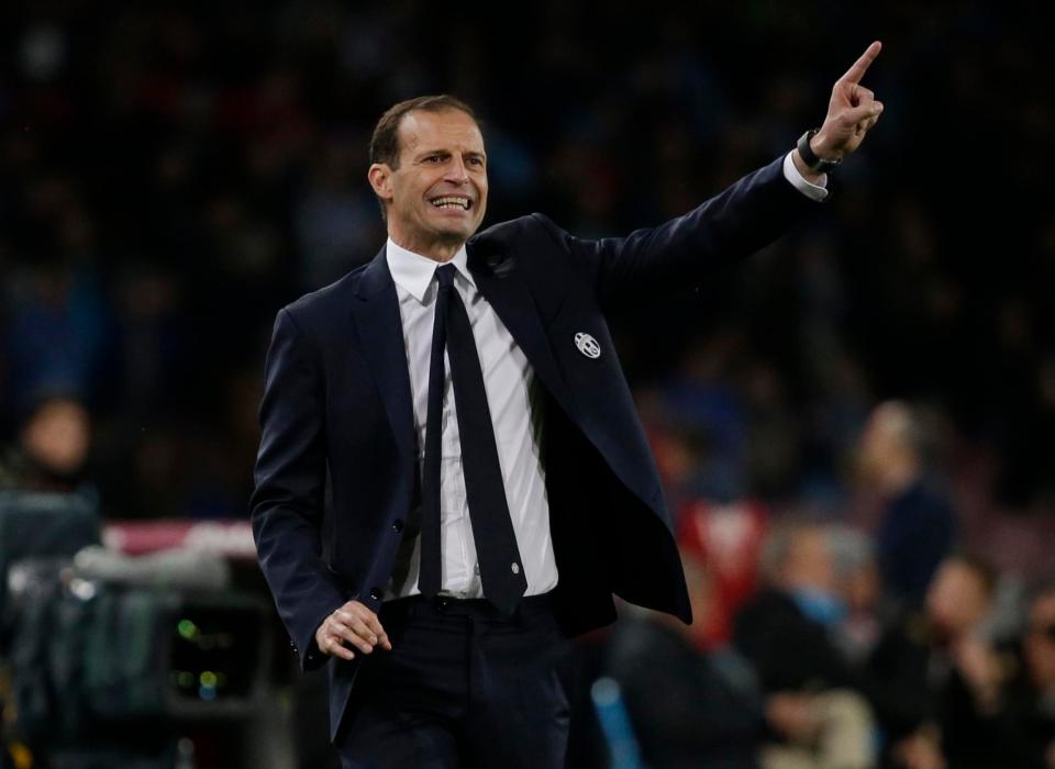  Juventus boss Max Allegri could take over from Antonio Conte in the summer