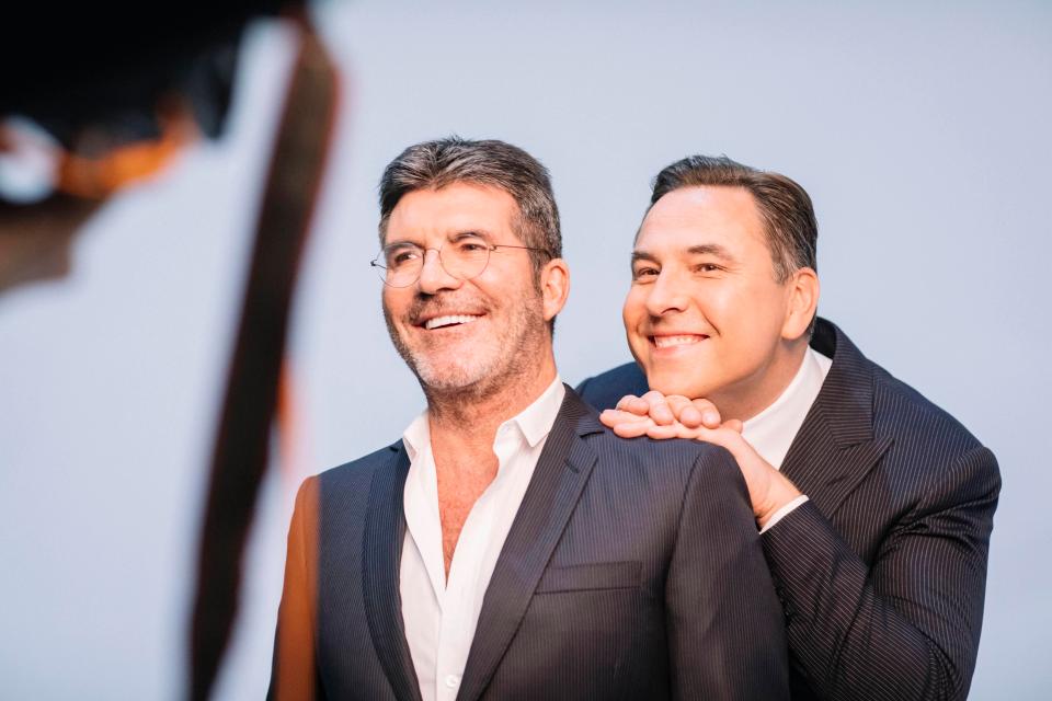  David and Simon have a fun relationship on Britain's Got Talent