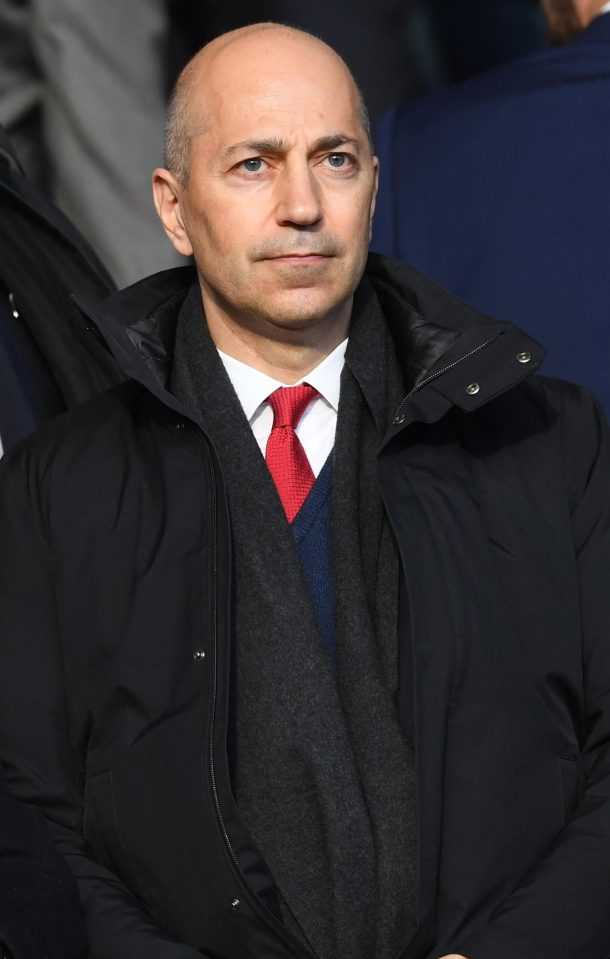  Chief Executive Ivan Gazidis is a big admirer of Manchester City coach Mikel Arteta