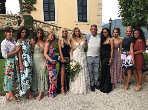  Sam and Chris were married at Lake Como - with a celebrity guestlist