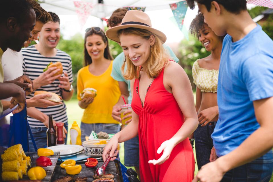  Barbecues are a great way to have an informal gathering with friends