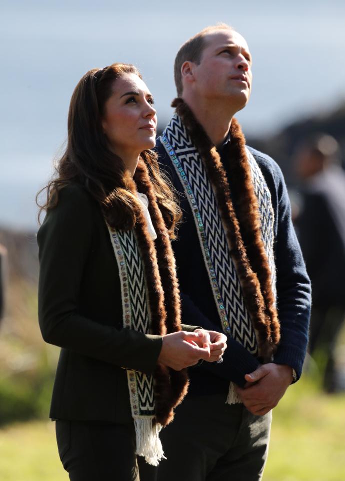  William and Kate broke the 12th century rule when they wore fur scarves in Canada in 2016