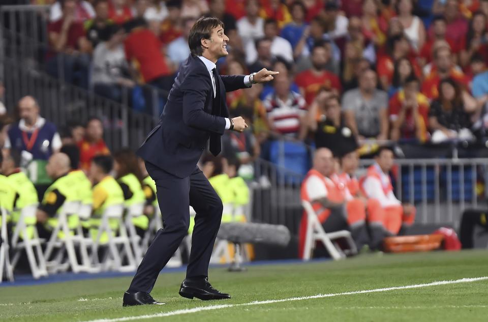  Julen Lopetegui was sacked on the eve of the World Cup