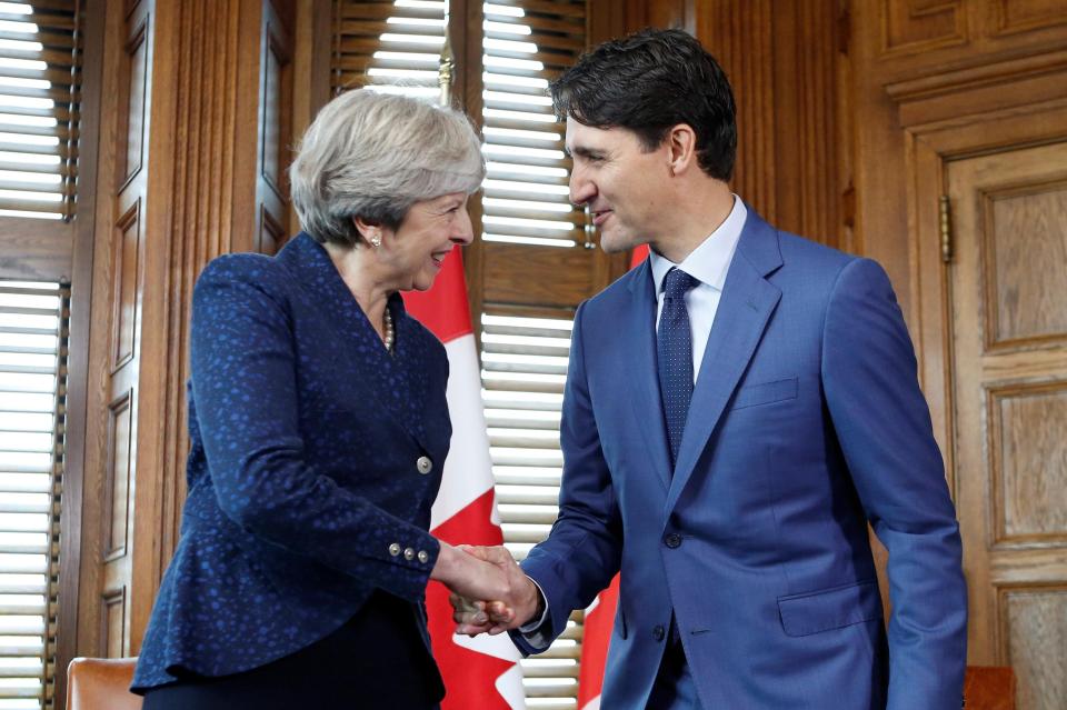  The Canadian leader, one of Theresa May’s key allies gave her a boost ahead of next week’s Commonwealth summit