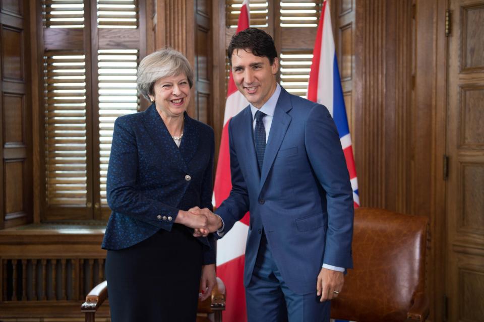  The Canadian PM is keen to have a super-charged trade deal with the UK after Brexit