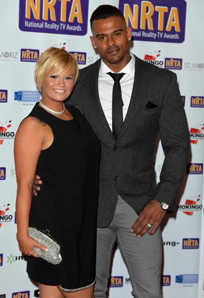  Kerry Katona pictured with her third husband George Kay