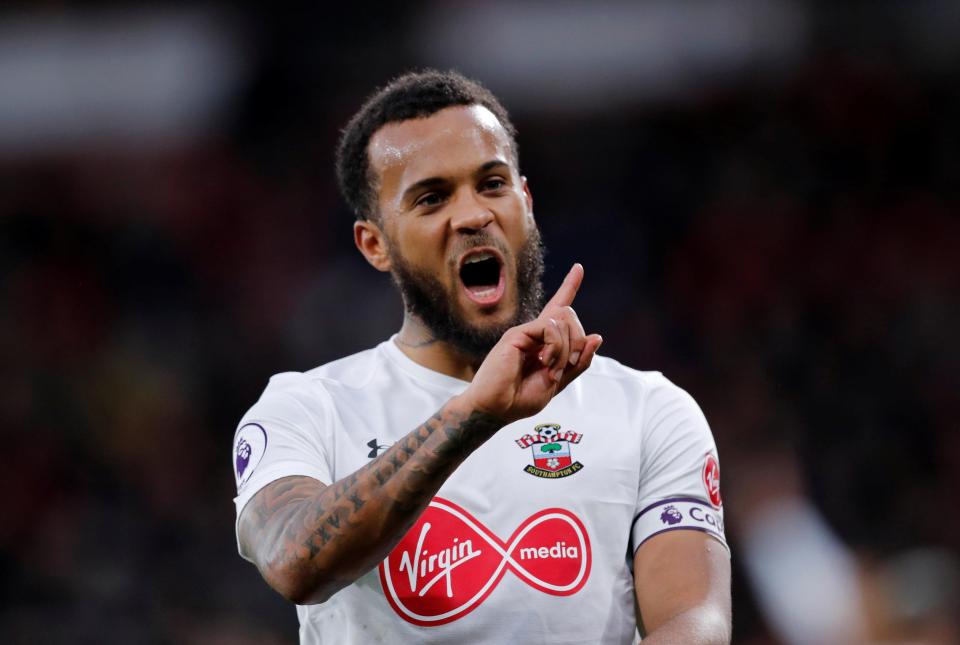  Bertrand spent a season on loan with Southampton before signing a permanent deal