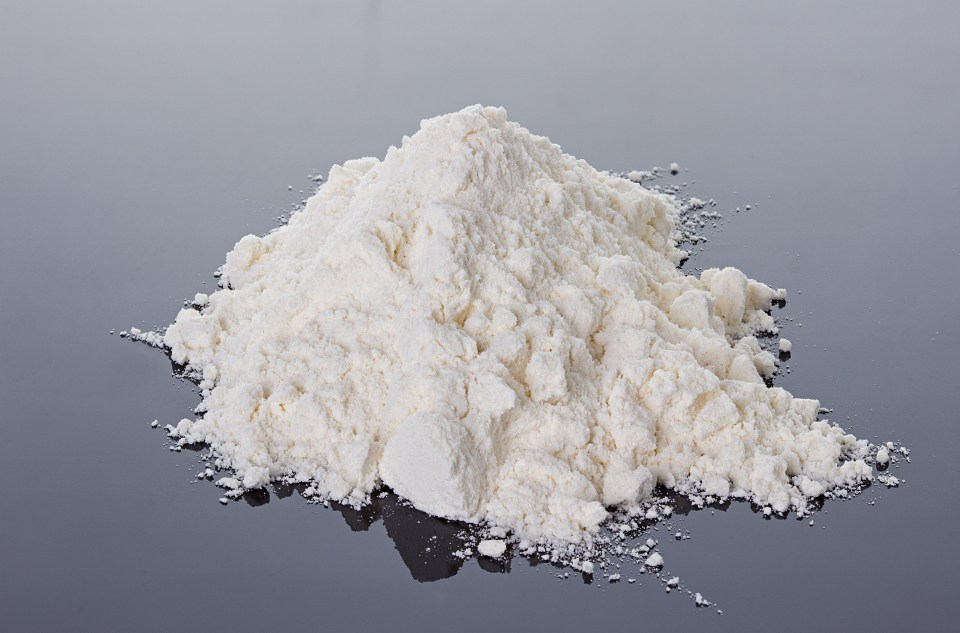 5F-ADB is produced as a crystalline white powder