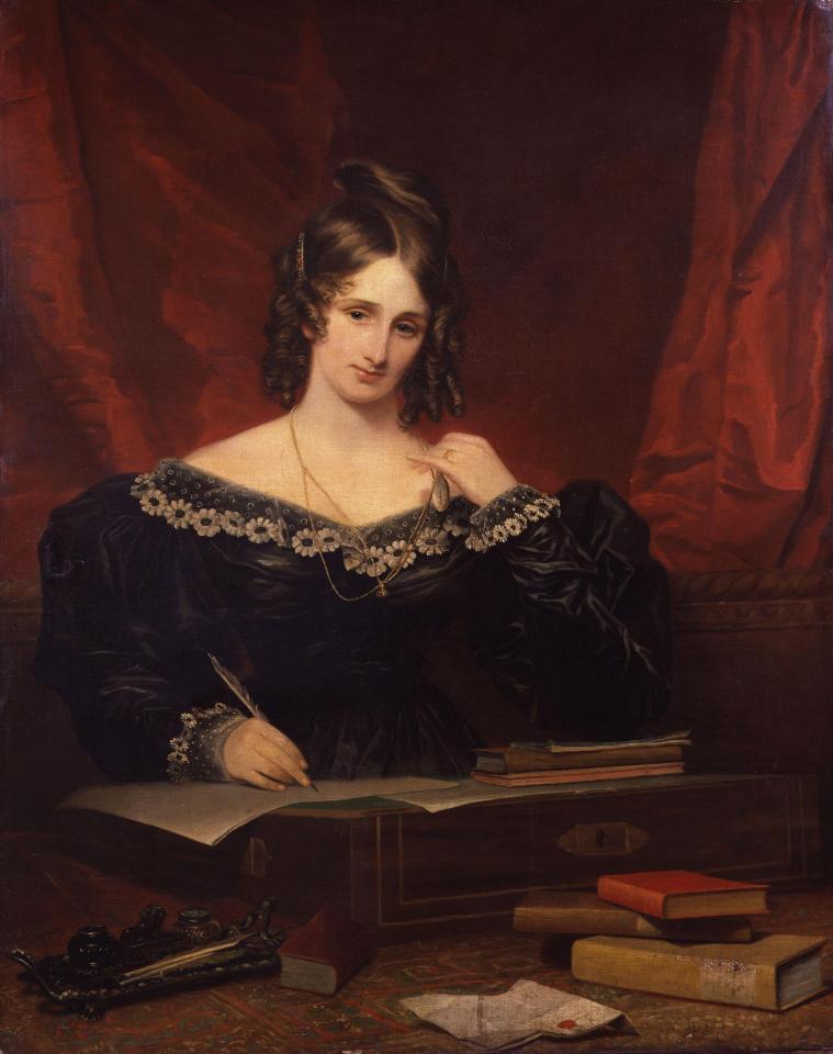  Mary Shelley dreamt up her creature while a teenager caught up in tangled limbs - but those of a high-brow love tangle